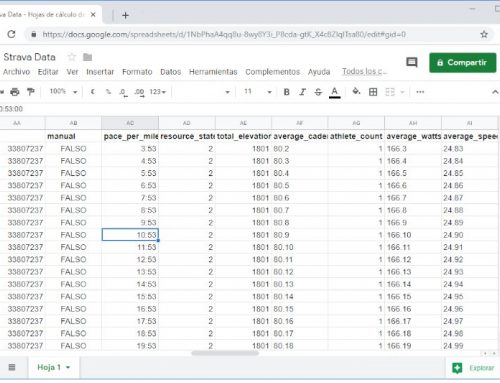 Automatically get your Strava Data into Google Sheets